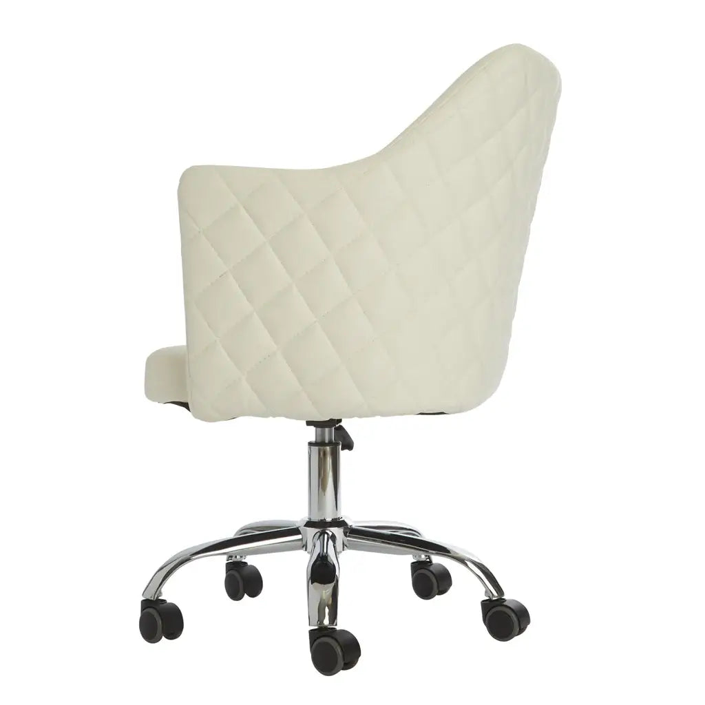 COCO QUILTED VANITY CHAIR CrownVanity
