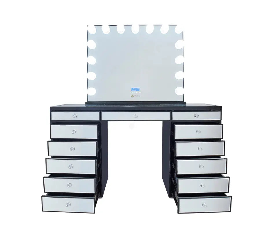 Fully assembled makeup online vanity